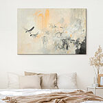 Canvas Schilderijen Schilderij van vogels vliegend in de lucht