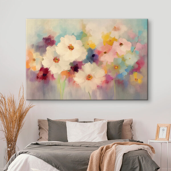Schilderen van bloemen Canvas Schilderijen Schilderen van bloemen