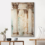 Canvas Schilderijen Groep witte pilaren