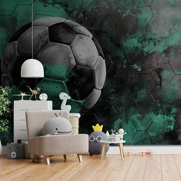 XDOUBAO 3D Behang Voetbal Stadion Foto Behang Bar