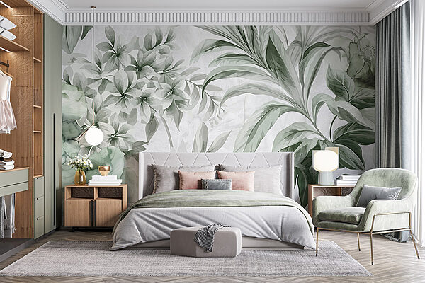 Fotobehang Zachte tinten van botanische elegantie (Artikelnummer: w08650) Fotobehang Fotobehang Zachte tinten van botanische elegantie (Artikelnummer: w08650)