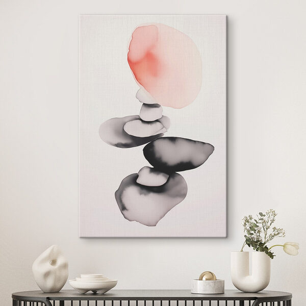 Uitgebalanceerde vormen creëren visuele harmonie Canvas Schilderijen Uitgebalanceerde vormen creëren visuele harmonie