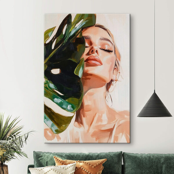 De schoonheid en rust van de natuur’ omarmen Canvas Schilderijen De schoonheid en rust van de natuur’ omarmen