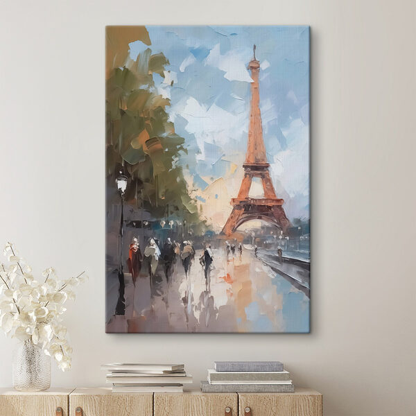 Schilderij van een toren Canvas Schilderijen Schilderij van een toren