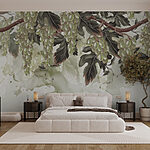 Fotobehang Tros druiven aan een wijnstok