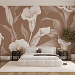 Fotobehang Elegant bloemenontwerp voor decor