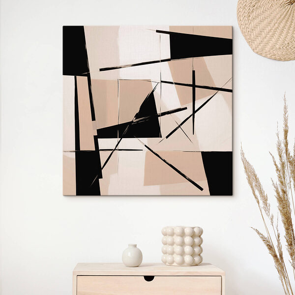 Zwart-wit kunst Canvas Schilderijen Zwart-wit kunst