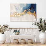 Canvas Schilderijen Levendige tinten versmelten in harmonie