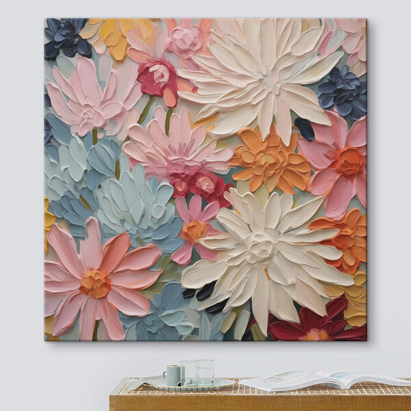 Schilderen van bloemen Canvas Schilderijen Schilderen van bloemen