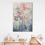 Canvas Schilderijen Schilderij van een boom