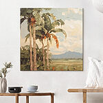 Canvas Schilderijen Schilderij van palmbomen