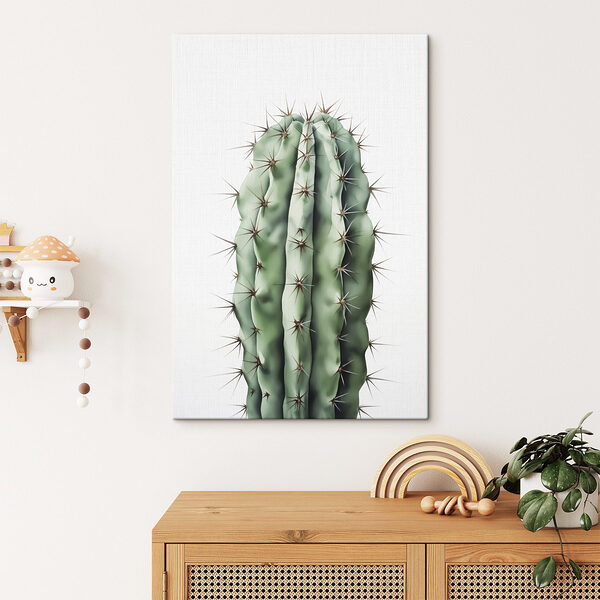 Cactus met doornen Canvas Schilderijen Cactus met doornen