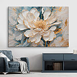 Canvas Schilderijen Elegante bloem met delicate details