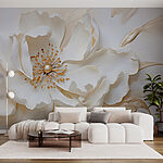 Fotobehang Delicate bloem met zachte texturen