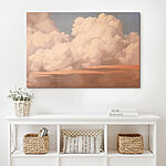Canvas Schilderijen Grote witte wolk in de lucht
