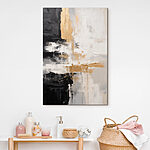 Canvas Schilderijen Zwart-wit schilderij