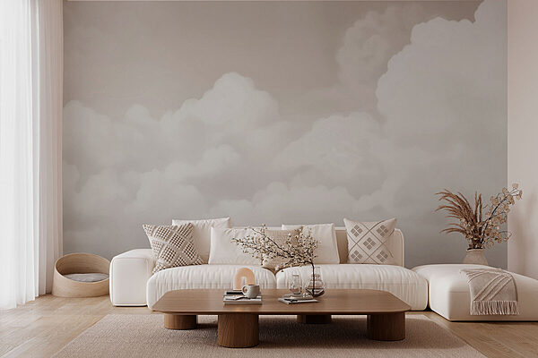 Fotobehang Fotobehang Bewolkte lucht met wolken (Artikelnummer: w03301v2)