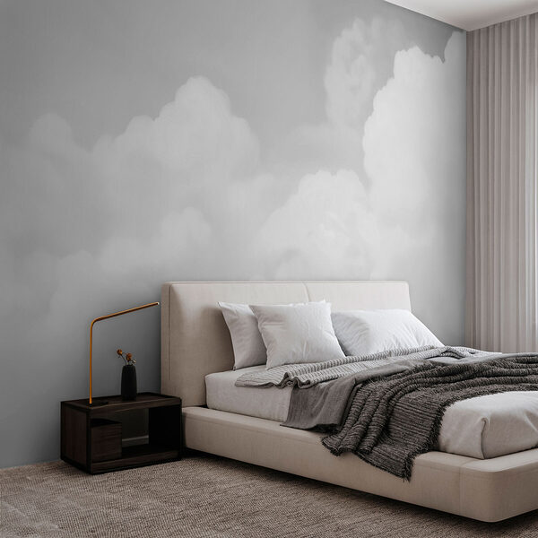 Fotobehang Bewolkte lucht met veel wolken