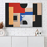 Canvas Schilderijen Schilderen van verschillende kleuren en vormen