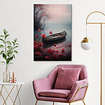 Canvas Schilderijen Boot op het water