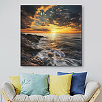 Canvas Schilderijen Zonsondergang boven water
