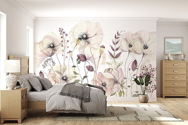 Fotobehang Zachte bloemen in zachte pasteltinten (Artikelnummer: w03543) Fotobehang Fotobehang Zachte bloemen in zachte pasteltinten (Artikelnummer: w03543)