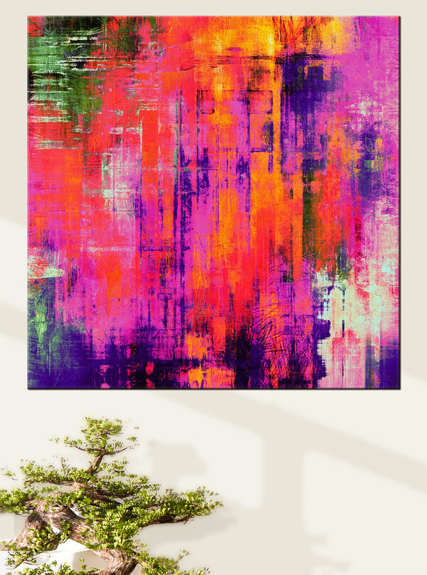 Kleurrijke achtergrond met verschillende kleuren Canvas Schilderijen Kleurrijke achtergrond met verschillende kleuren