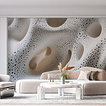 Fotobehang Abstracte textuur met unieke patronen