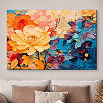 Canvas Schilderijen Schilderij van een bloem