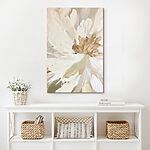 Canvas Schilderijen Delicate bloemblaadjes in zachte tinten