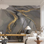 Fotobehang Rivieren van glinsterende metallic tinten