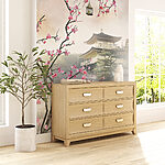 Fotobehang Bloesems omlijsten serene Japanse tempel