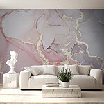 Fotobehang Abstract pastel wervelend kleurenpatroon