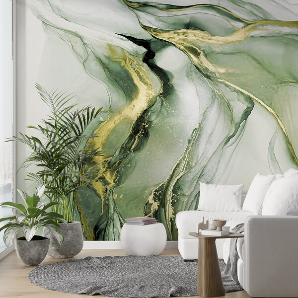 Fotobehang Abstracte wervelingen met metalen accenten (Artikelnummer: u18250v2) Fotobehang Fotobehang Abstracte wervelingen met metalen accenten (Artikelnummer: u18250v2)