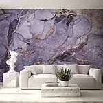 Fotobehang Abstract marmer met getextureerde golven