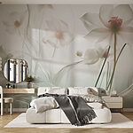 Fotobehang Fluistering van delicate bloemige elegantie