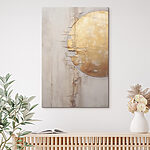 Canvas Schilderijen Abstracte texturen in zachte tinten