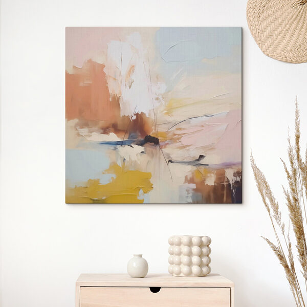 Schilderij van een landschap Canvas Schilderijen Schilderij van een landschap