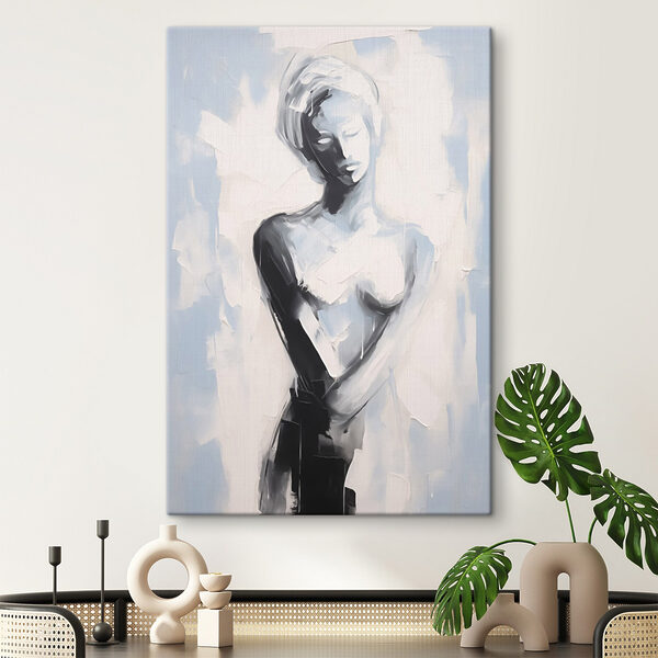 Schilderij van een vrouw Canvas Schilderijen Schilderij van een vrouw