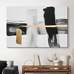 Canvas Schilderijen Zwart-wit schilderij