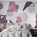 Fotobehang Groep zittende en poserende vrouwen