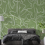 Fotobehang Tekening van een groep vrouwen