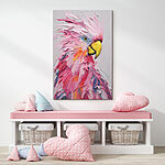 Canvas Schilderijen Schilderij van een vogel