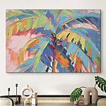 Canvas Schilderijen Schilderij van een palmboom