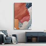 Canvas Schilderijen Textuurkleuren in harmonieus evenwicht
