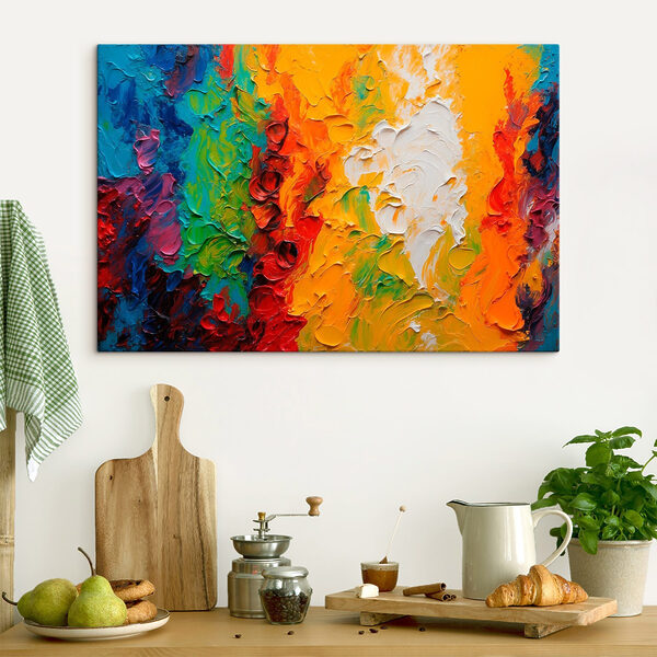 Schilderen van verschillende kleuren Canvas Schilderijen Schilderen van verschillende kleuren