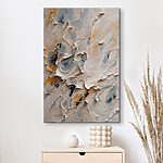 Canvas Schilderijen Abstracte tinten en texturen lopen prachtig in elkaar over
