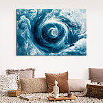 Canvas Schilderijen Werveling van wolken in de lucht