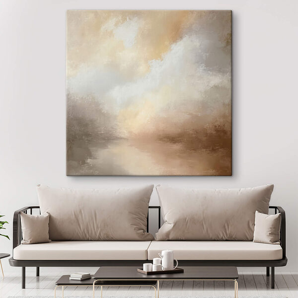 Schilderij van een landschap Canvas Schilderijen Schilderij van een landschap