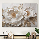 Canvas Schilderijen Delicate bloemen met elegante details